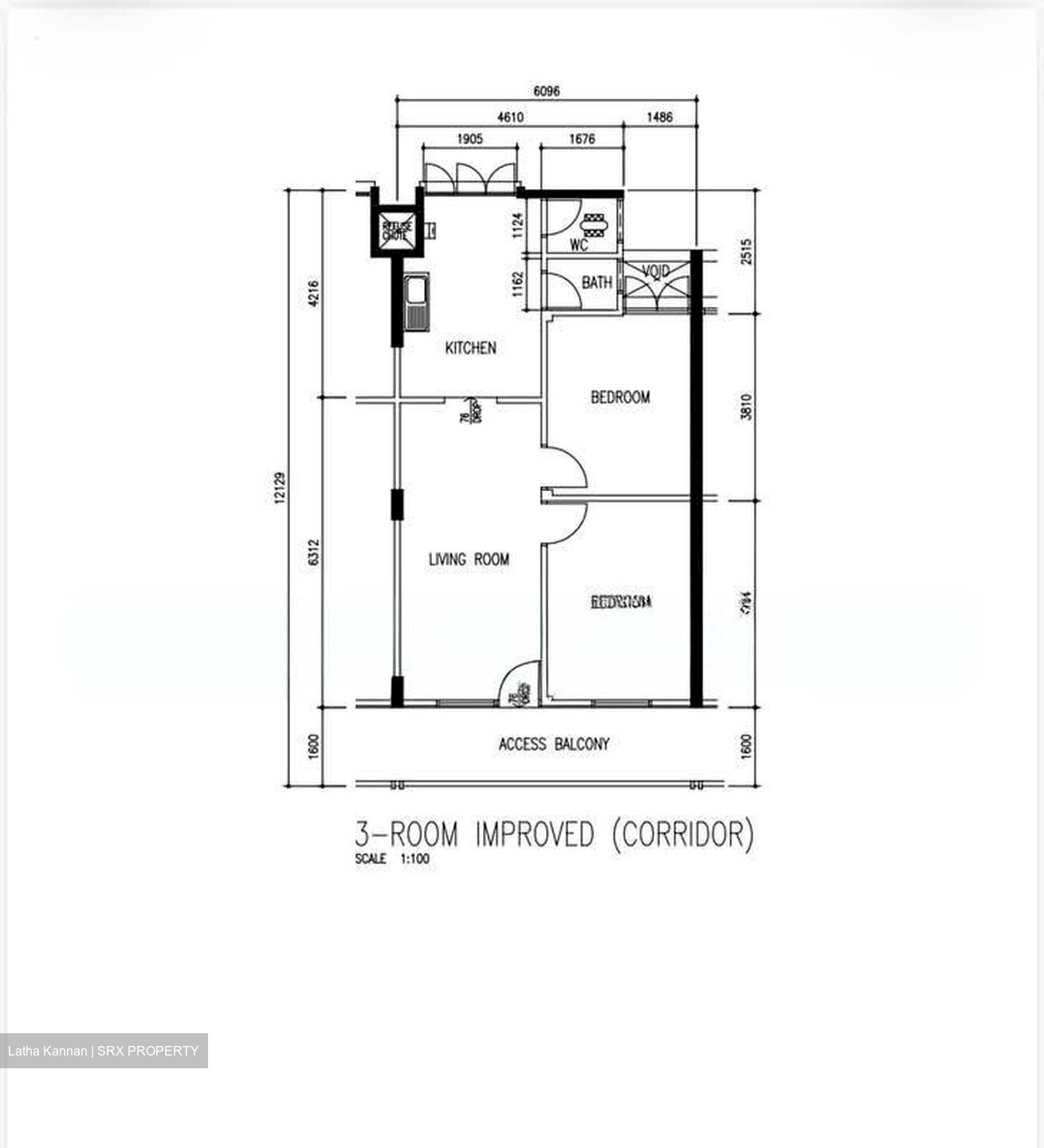 Blk 1 Tanjong Pagar Plaza (Bukit Merah), HDB 3 Rooms #590742051